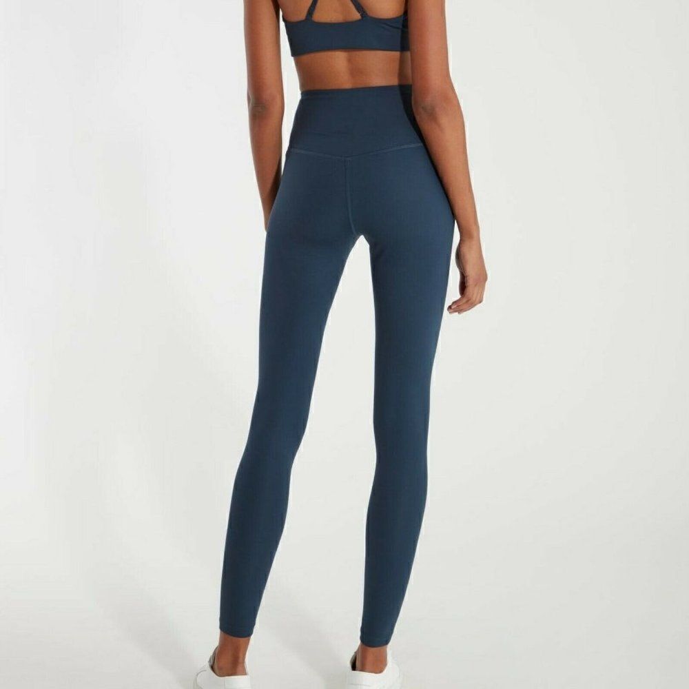 Girlfriend Collective - Xs - Compressive High Rise Full Length Leggings Blue